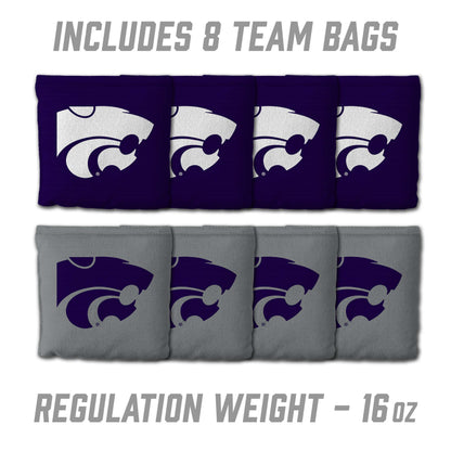 NCAA Kansas St Wildcats 2' x 3' MDF Cornhole Set