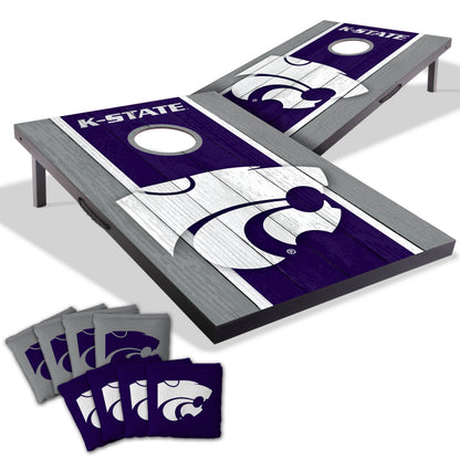 NCAA Kansas St Wildcats 2' x 3' MDF Cornhole Set