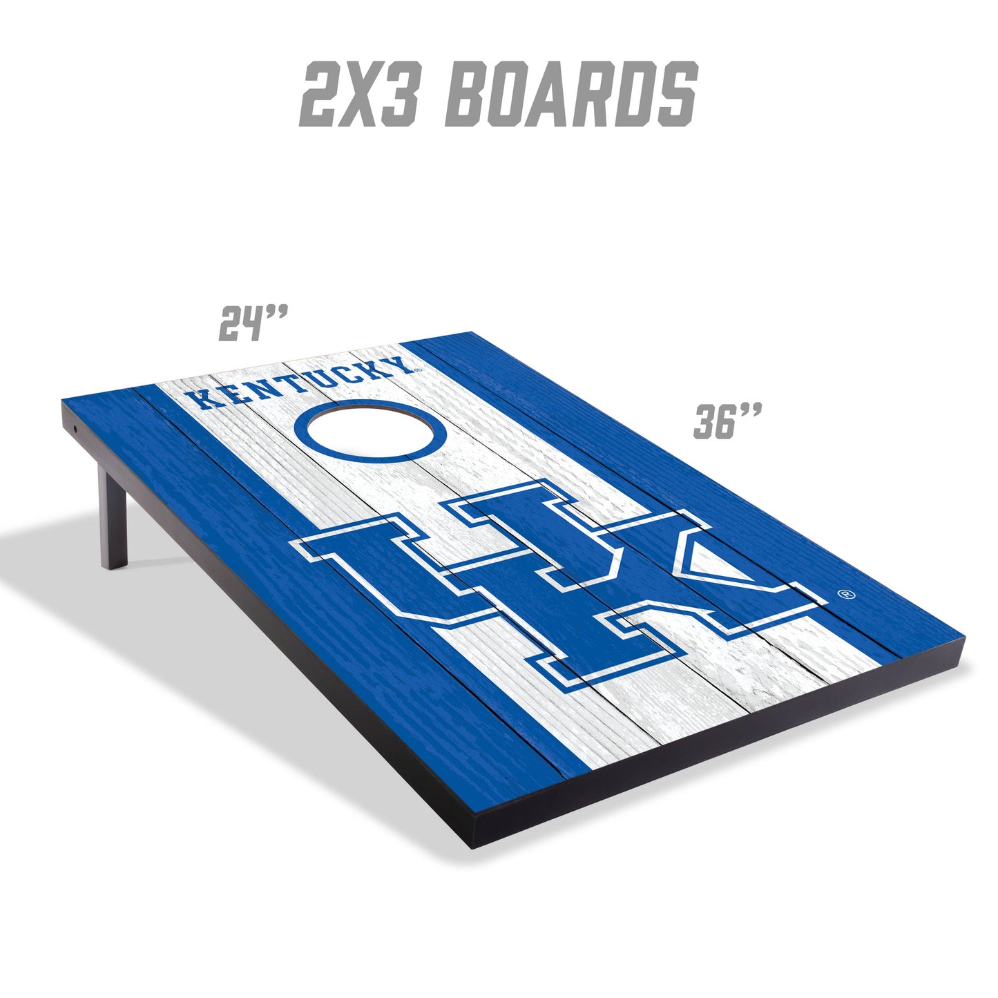 NCAA Kentucky Wildcats 2' x 3' MDF Cornhole Set