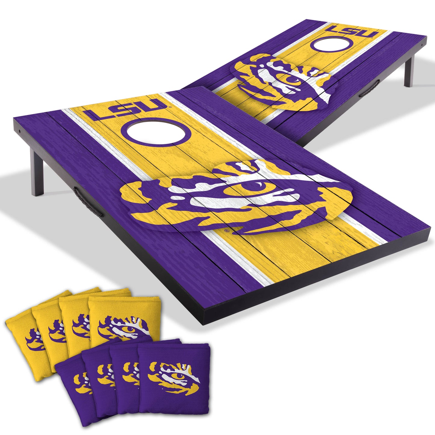 NCAA LSU Tigers 2' x 3' MDF Cornhole Set