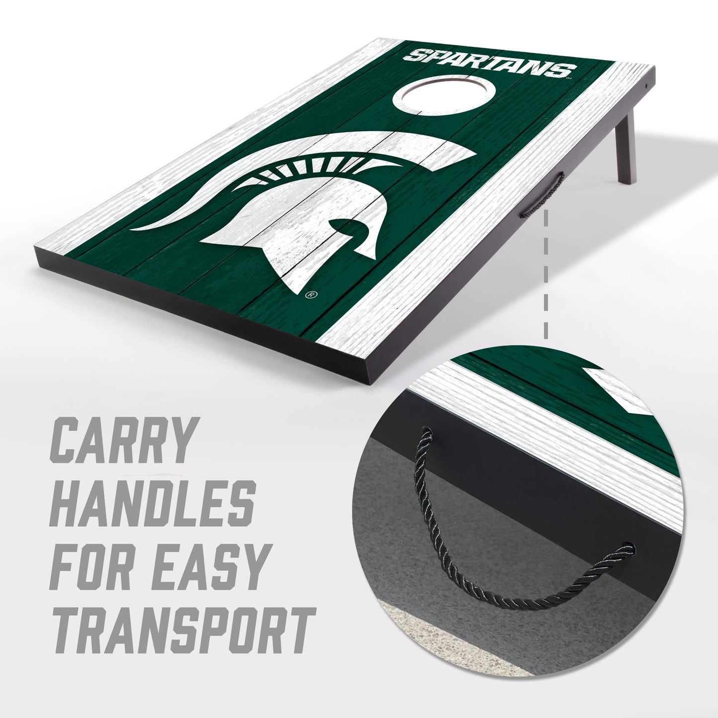 NCAA Michigan St Spartans 2' x 3' MDF Cornhole Set
