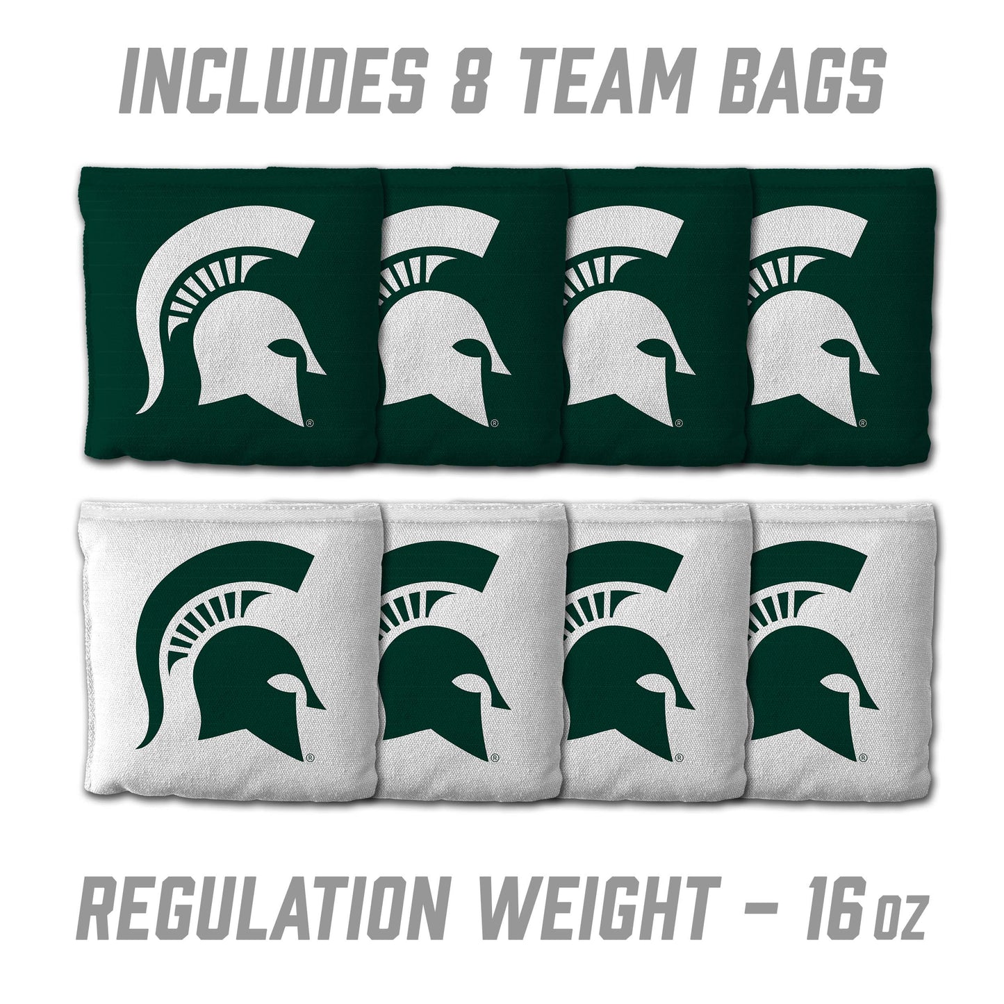 NCAA Michigan St Spartans 2' x 3' MDF Cornhole Set