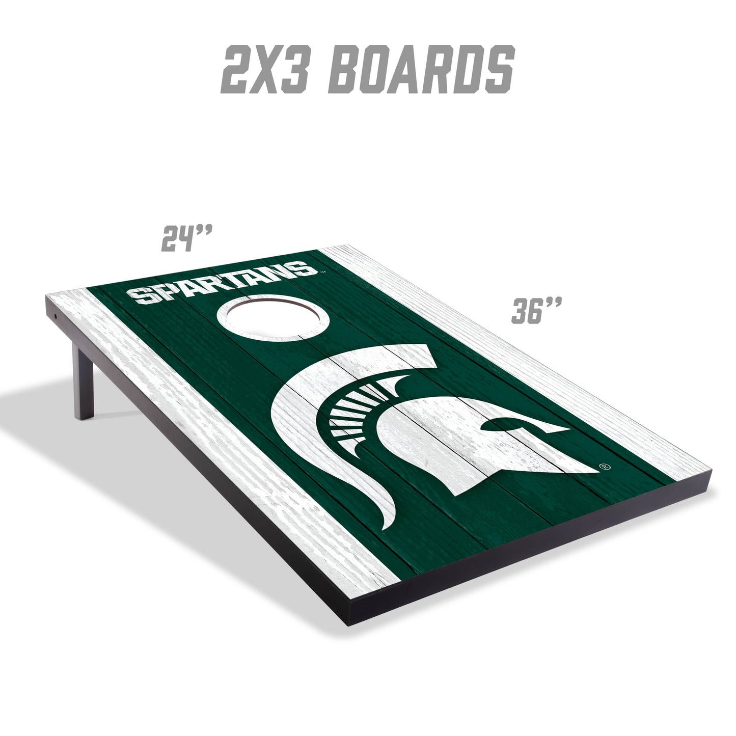 NCAA Michigan St Spartans 2' x 3' MDF Cornhole Set