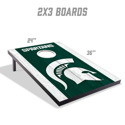 NCAA Michigan St Spartans 2' x 3' MDF Cornhole Set