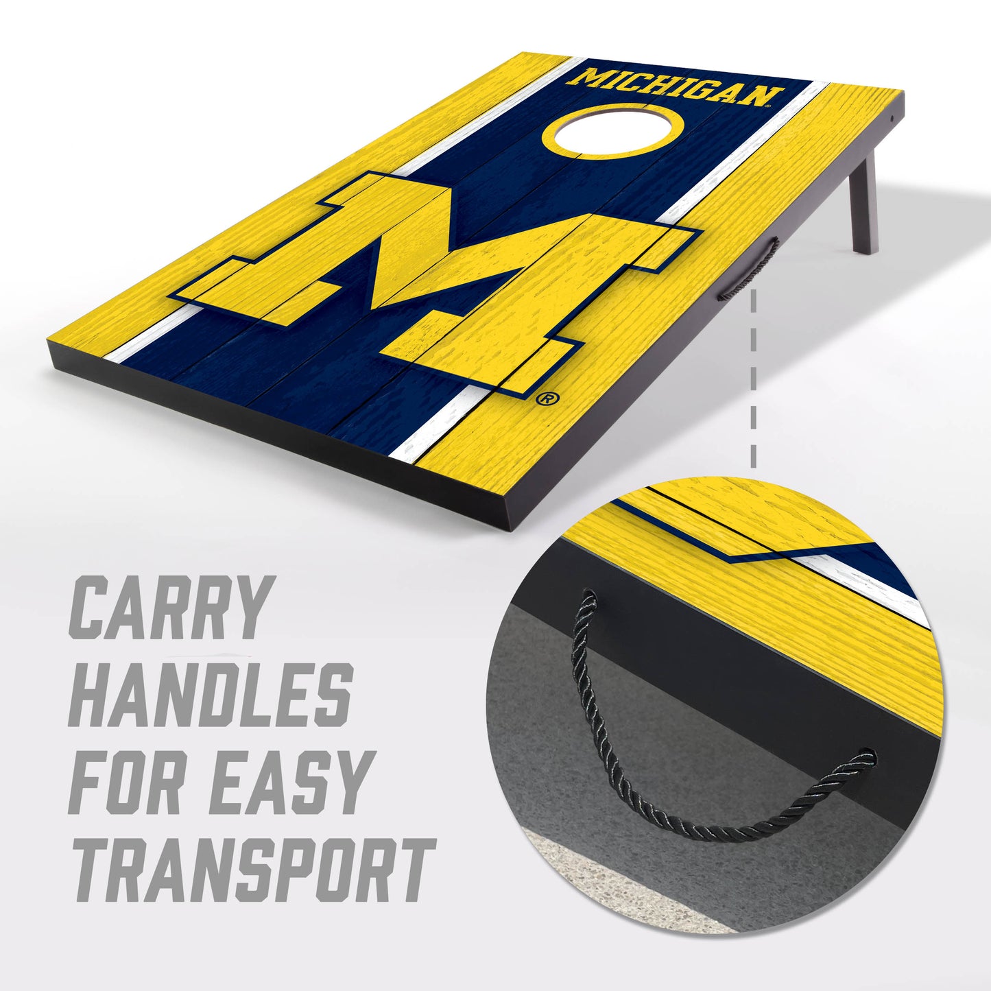 NCAA Michigan Wolverines 2' x 3' MDF Cornhole Set