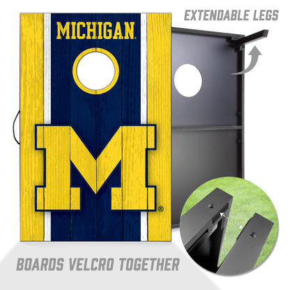 NCAA Michigan Wolverines 2' x 3' MDF Cornhole Set