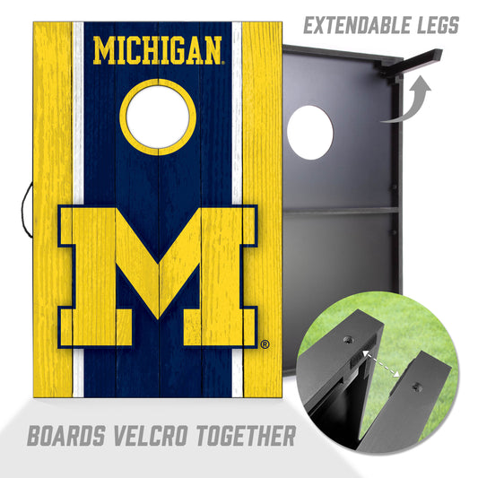 NCAA Michigan Wolverines 2' x 3' MDF Cornhole Set