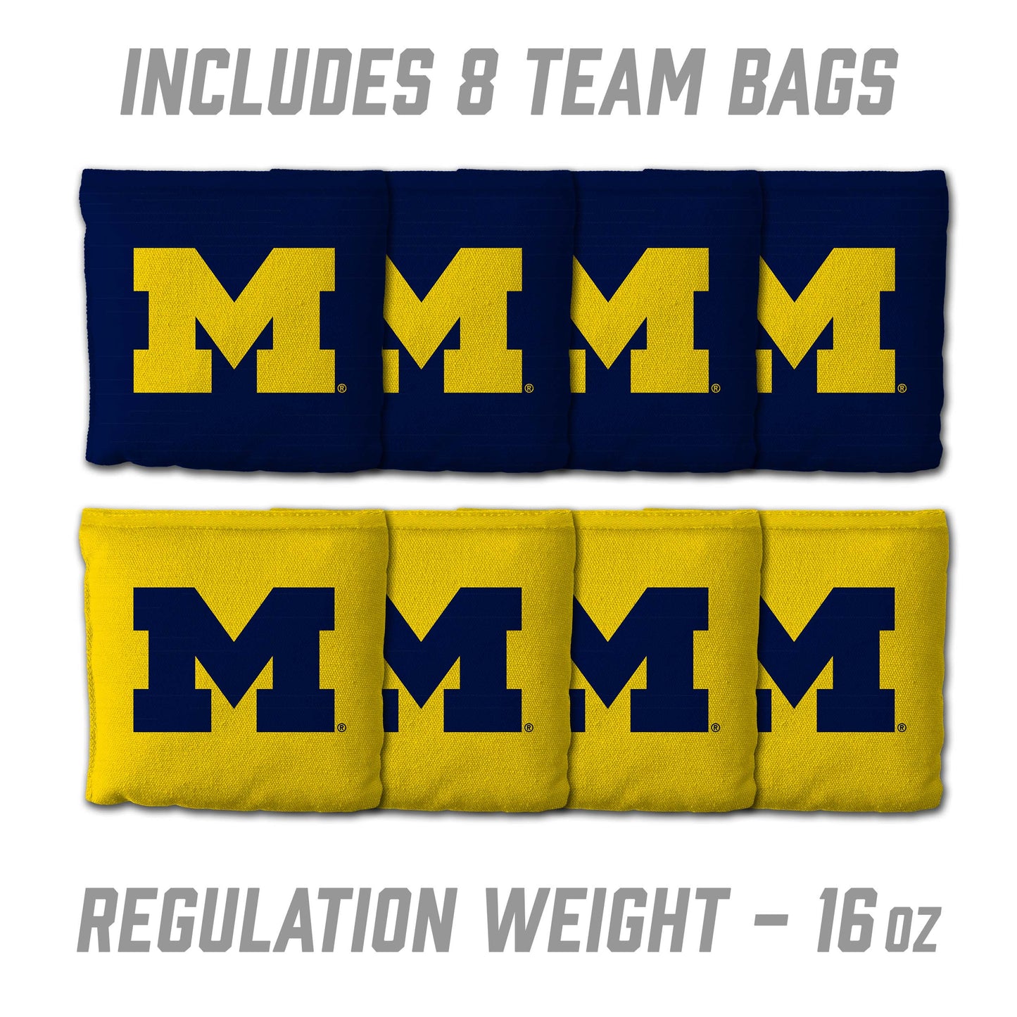 NCAA Michigan Wolverines 2' x 3' MDF Cornhole Set
