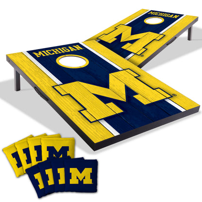 NCAA Michigan Wolverines 2' x 3' MDF Cornhole Set