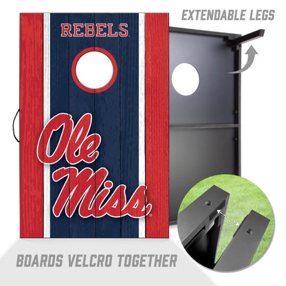 NCAA Mississippi Rebels 2' x 3' MDF Cornhole Set