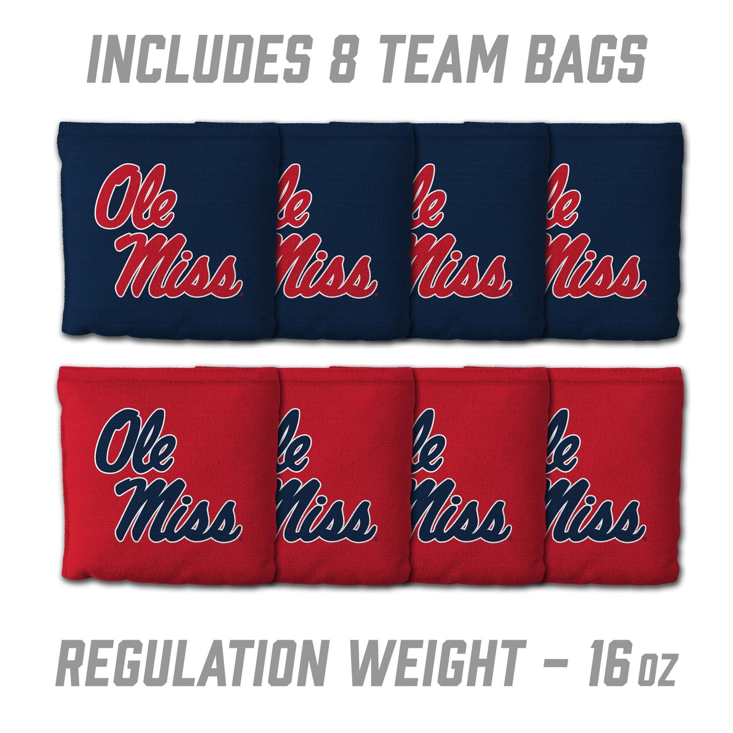 NCAA Mississippi Rebels 2' x 3' MDF Cornhole Set