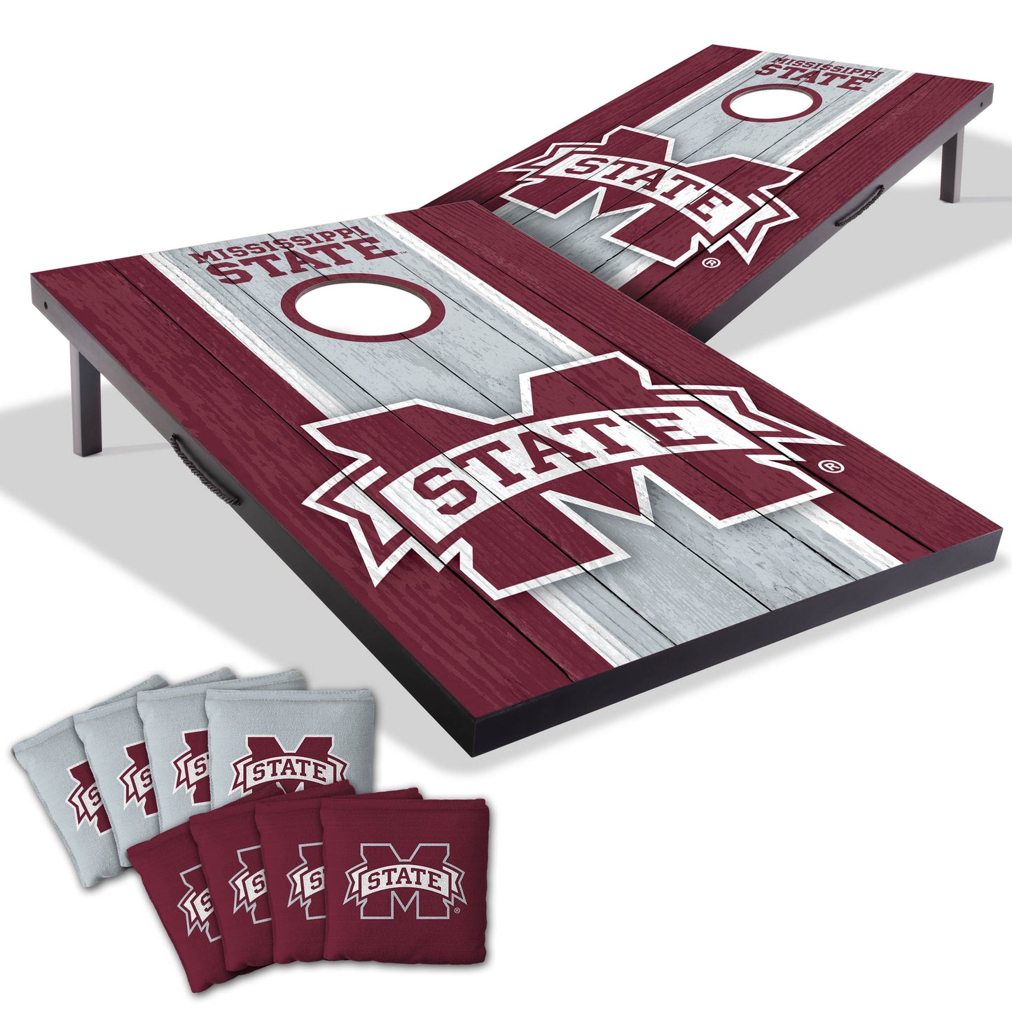 NCAA Mississippi St Bulldogs 2' x 3' MDF Cornhole Set