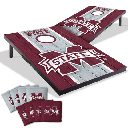 NCAA Mississippi St Bulldogs 2' x 3' MDF Cornhole Set