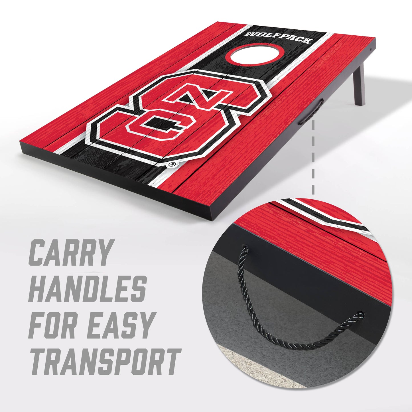 NCAA NC State Wolfpack 2' x 3' MDF Cornhole Set