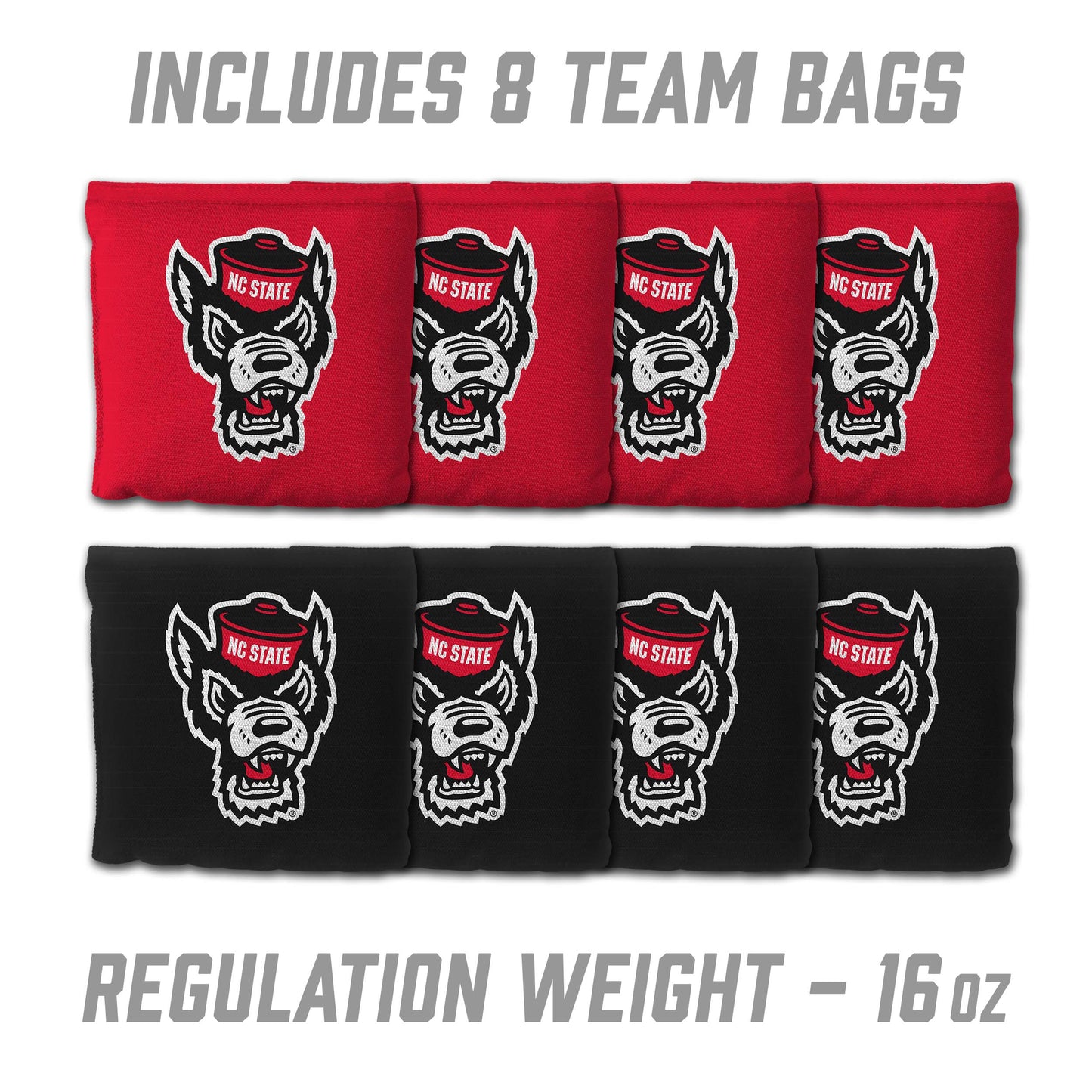 NCAA NC State Wolfpack 2' x 3' MDF Cornhole Set