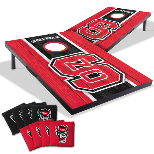 NCAA NC State Wolfpack 2' x 3' MDF Cornhole Set