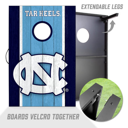NCAA North Carolina Tar Heels 2' x 3'MD 2' x 3' MDF Cornhole Set