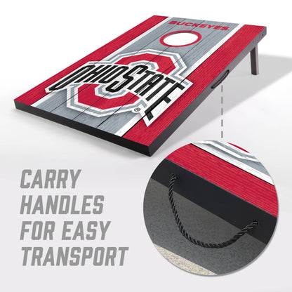NCAA Ohio St Buckeyes 2' x 3' MDF Cornhole Set