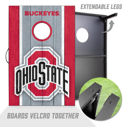 NCAA Ohio St Buckeyes 2' x 3' MDF Cornhole Set