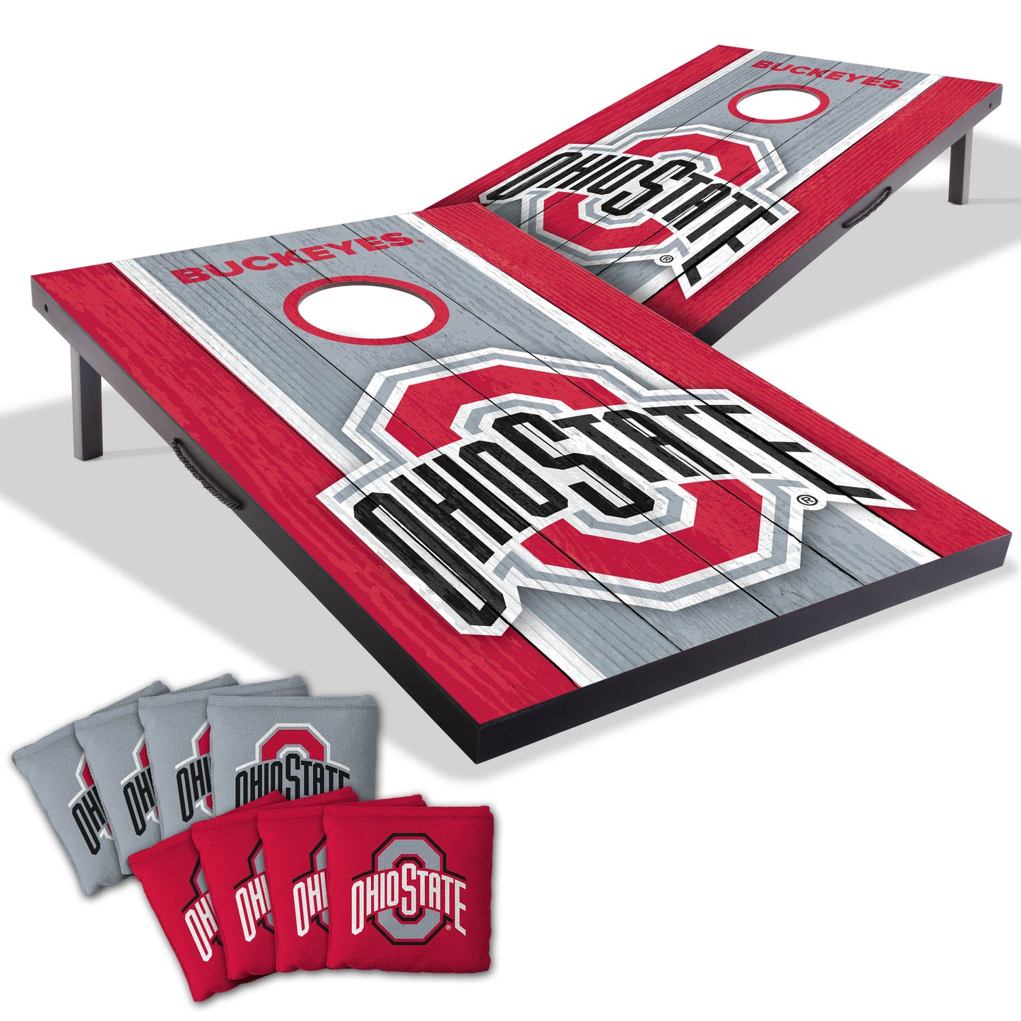 NCAA Ohio St Buckeyes 2' x 3' MDF Cornhole Set