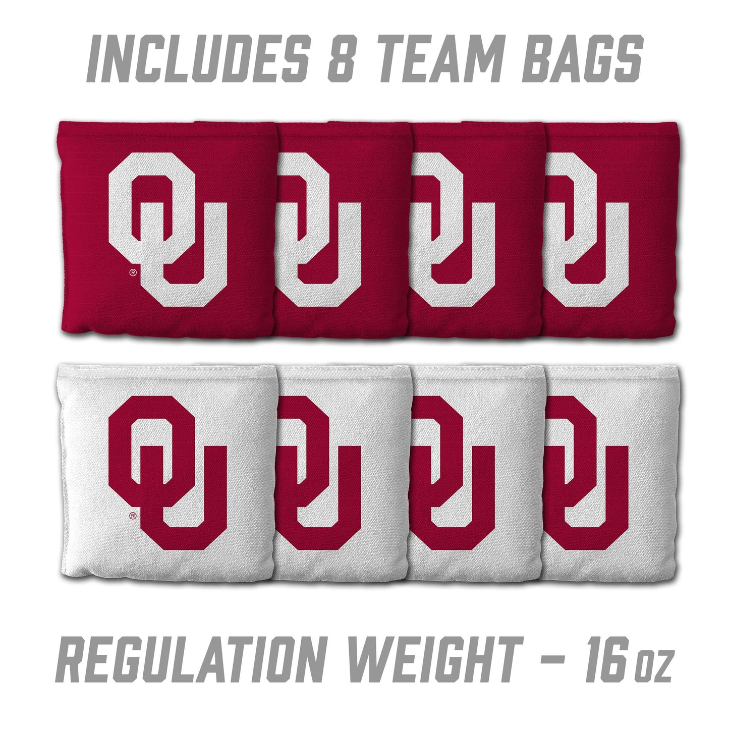 NCAA Oklahoma Sooners 2' x 3' MDF Cornhole Set