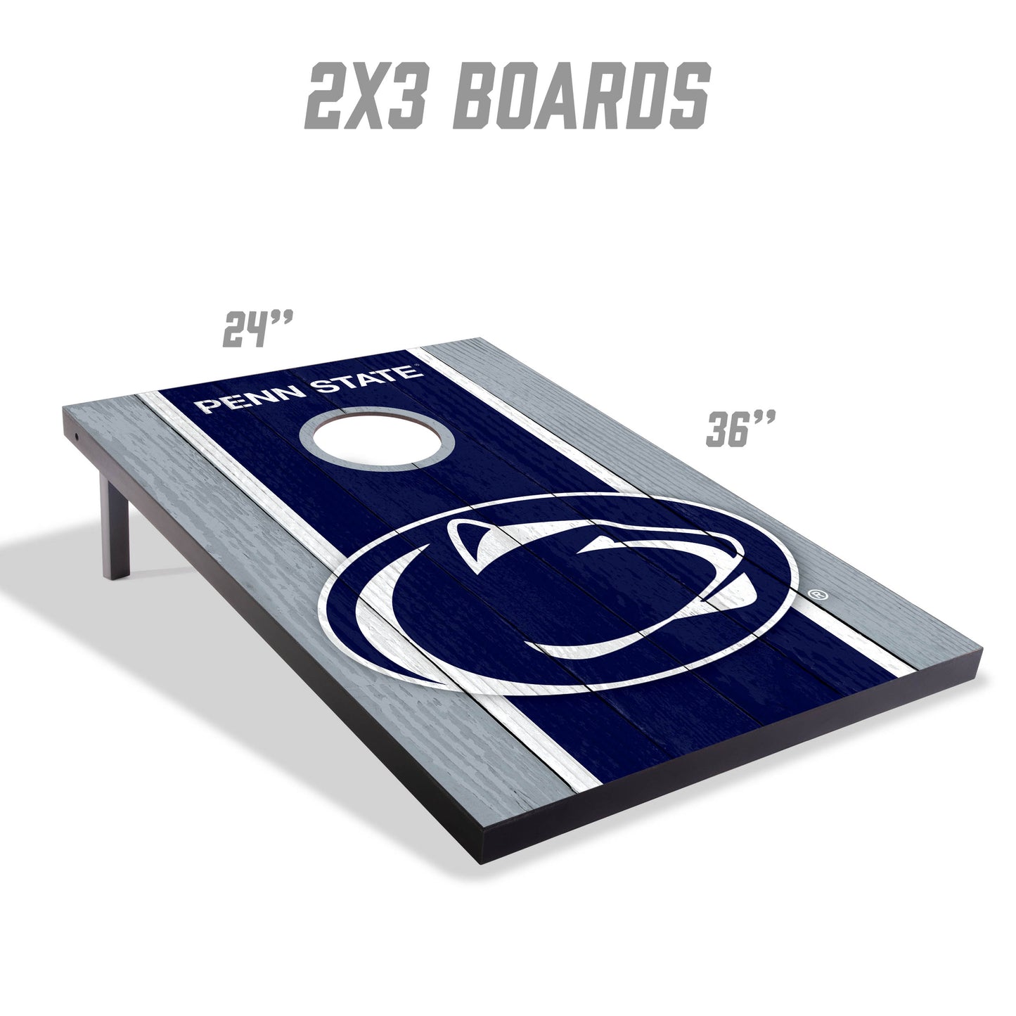 NCAA Penn St Nittany Lions 2' x 3' MDF Cornhole Set