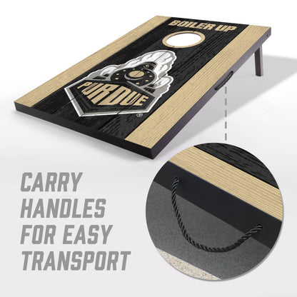 NCAA Purdue Boilermakers 2' x 3' MDF Cornhole Set