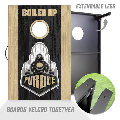 NCAA Purdue Boilermakers 2' x 3' MDF Cornhole Set
