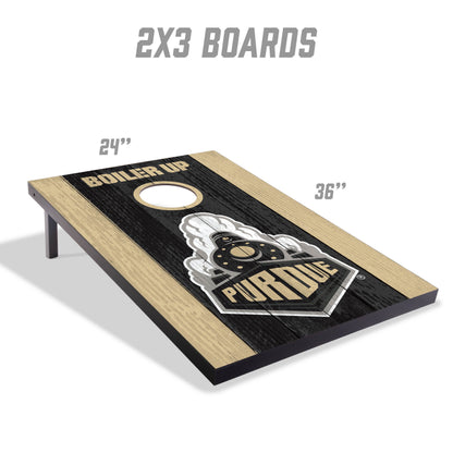 NCAA Purdue Boilermakers 2' x 3' MDF Cornhole Set