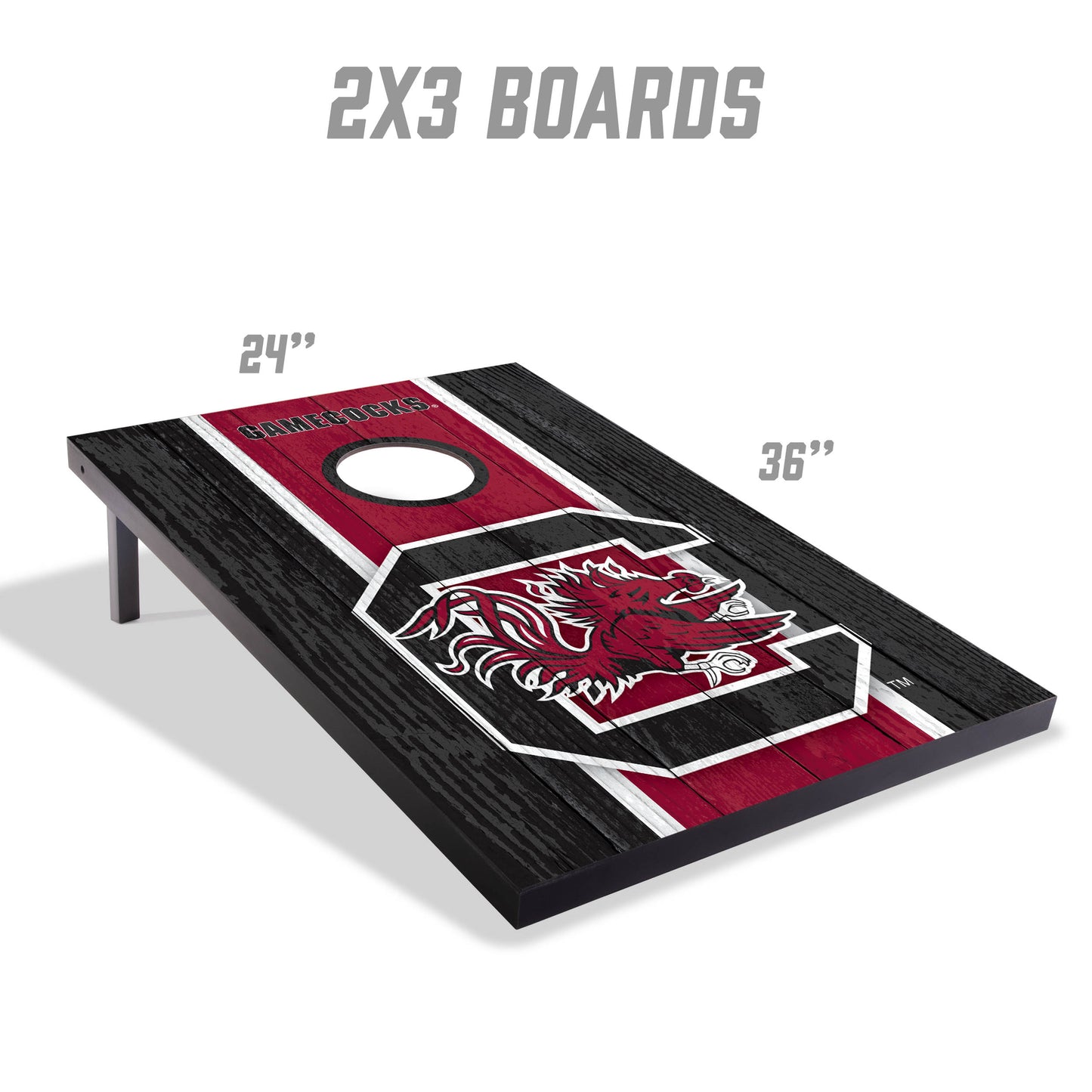NCAA S Carolina Gamecocks 2' x 3' MDF Cornhole Set