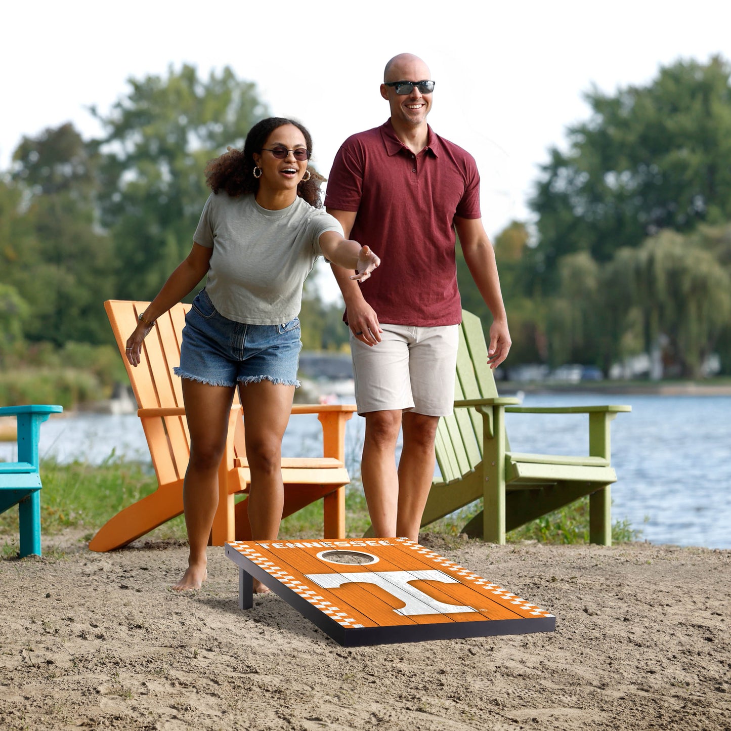 NCAA Tennessee Volunteers 2' x 3' MDF Cornhole Set