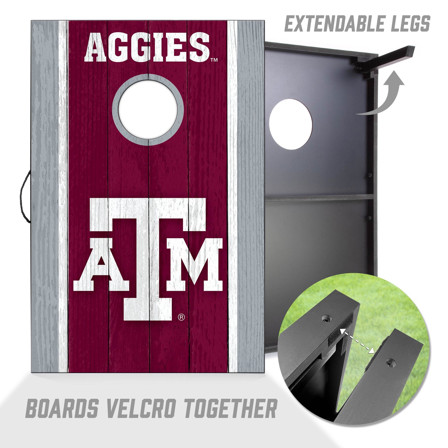 NCAA Texas A&M Aggies 2' x 3' MDF Cornhole Set