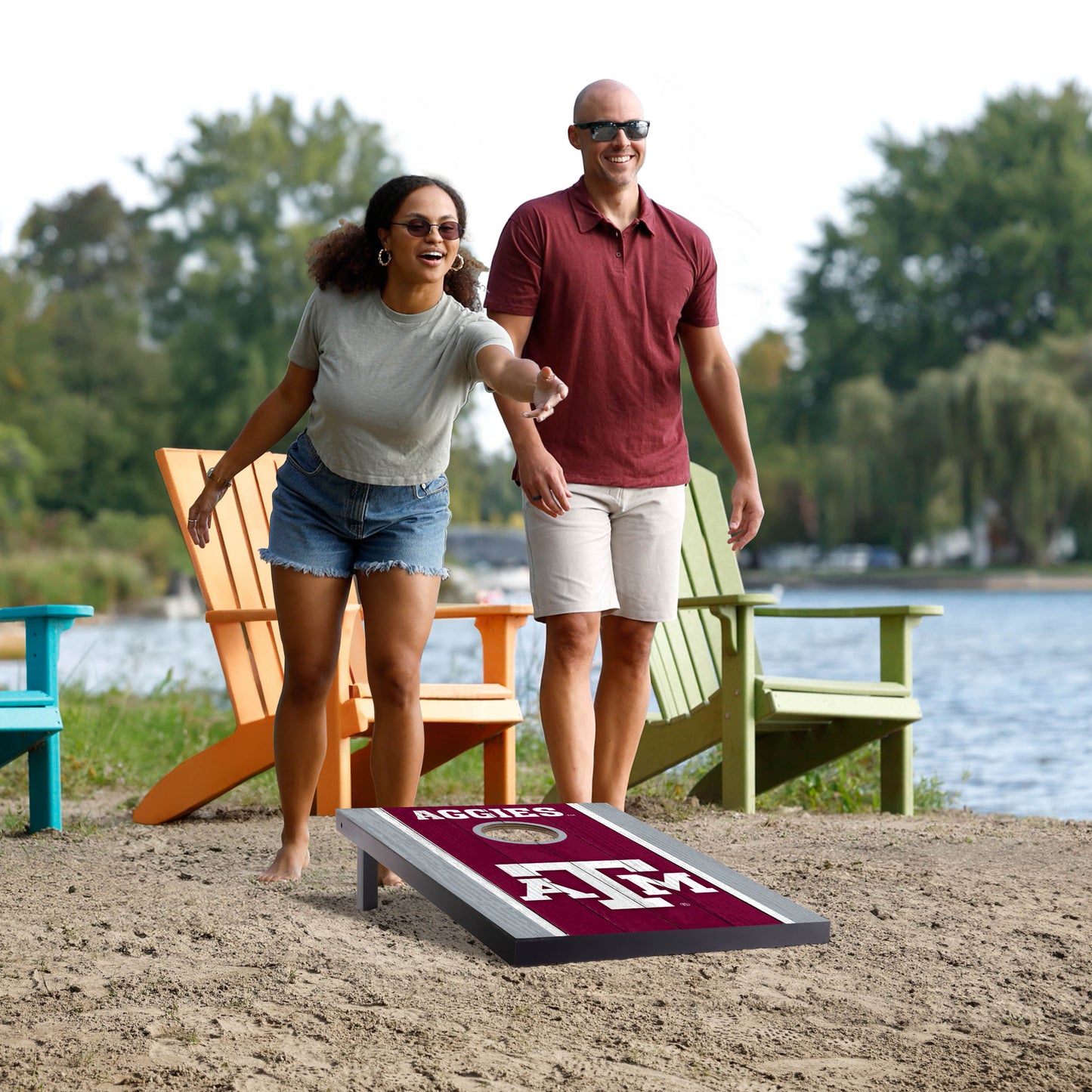NCAA Texas A&M Aggies 2' x 3' MDF Cornhole Set