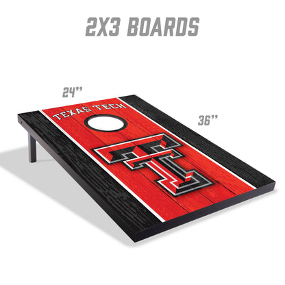 NCAA Texas Tech Red Raiders 2' x 3' MDF Cornhole Set