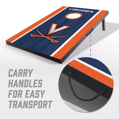 NCAA W Virginia Mountaineers 2' x 3' MDF Cornhole Set