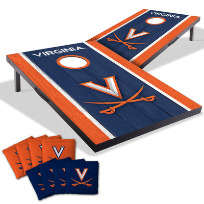 NCAA W Virginia Mountaineers 2' x 3' MDF Cornhole Set
