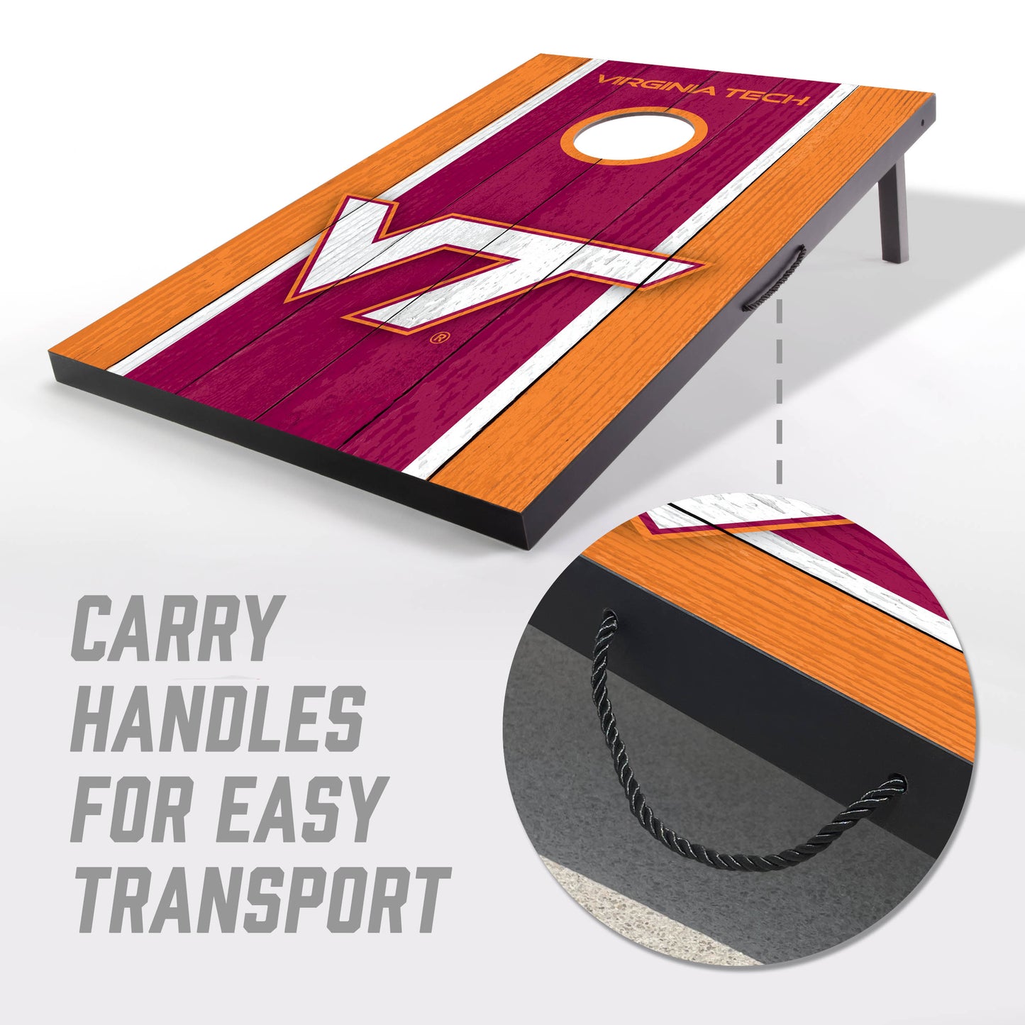 NCAA Virginia Tech Hokies 2' x 3' MDF Cornhole Set