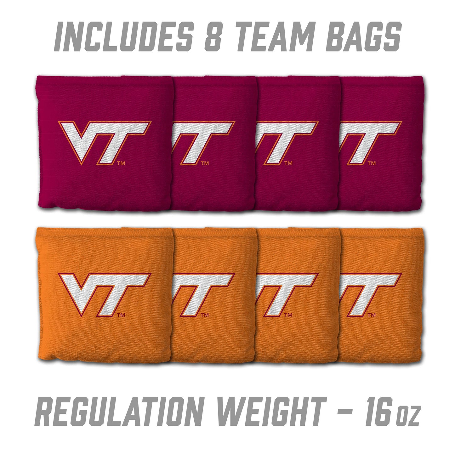 NCAA Virginia Tech Hokies 2' x 3' MDF Cornhole Set