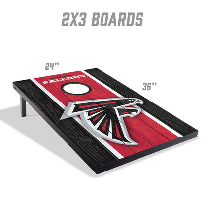 NFL Atlanta Falcons 2' x 3' MDF Cornhole Set