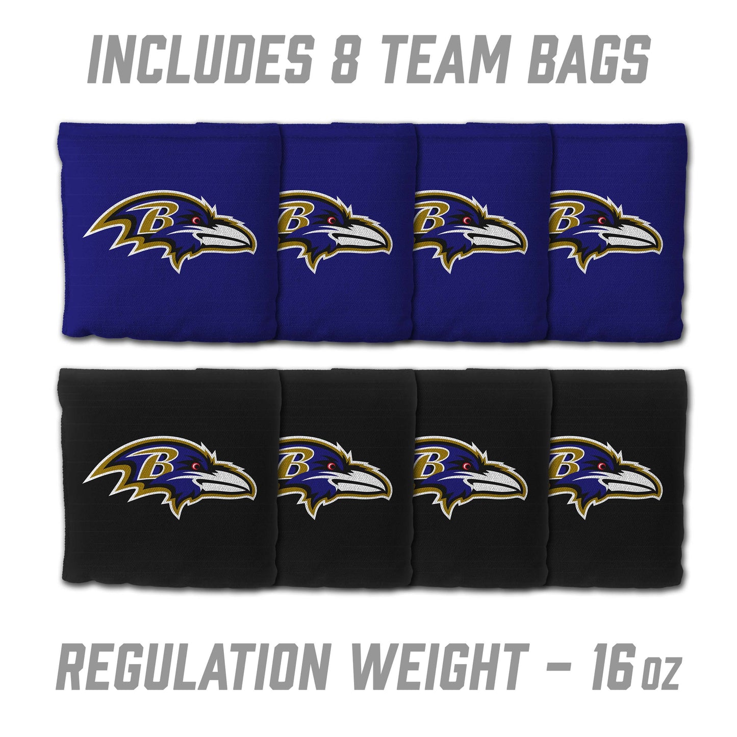 NFL Baltimore Ravens 2' x 3' MDF Cornhole Set