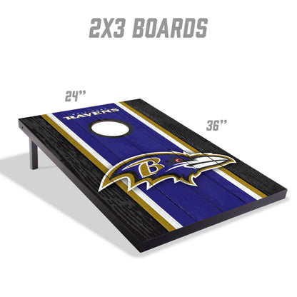 NFL Baltimore Ravens 2' x 3' MDF Cornhole Set