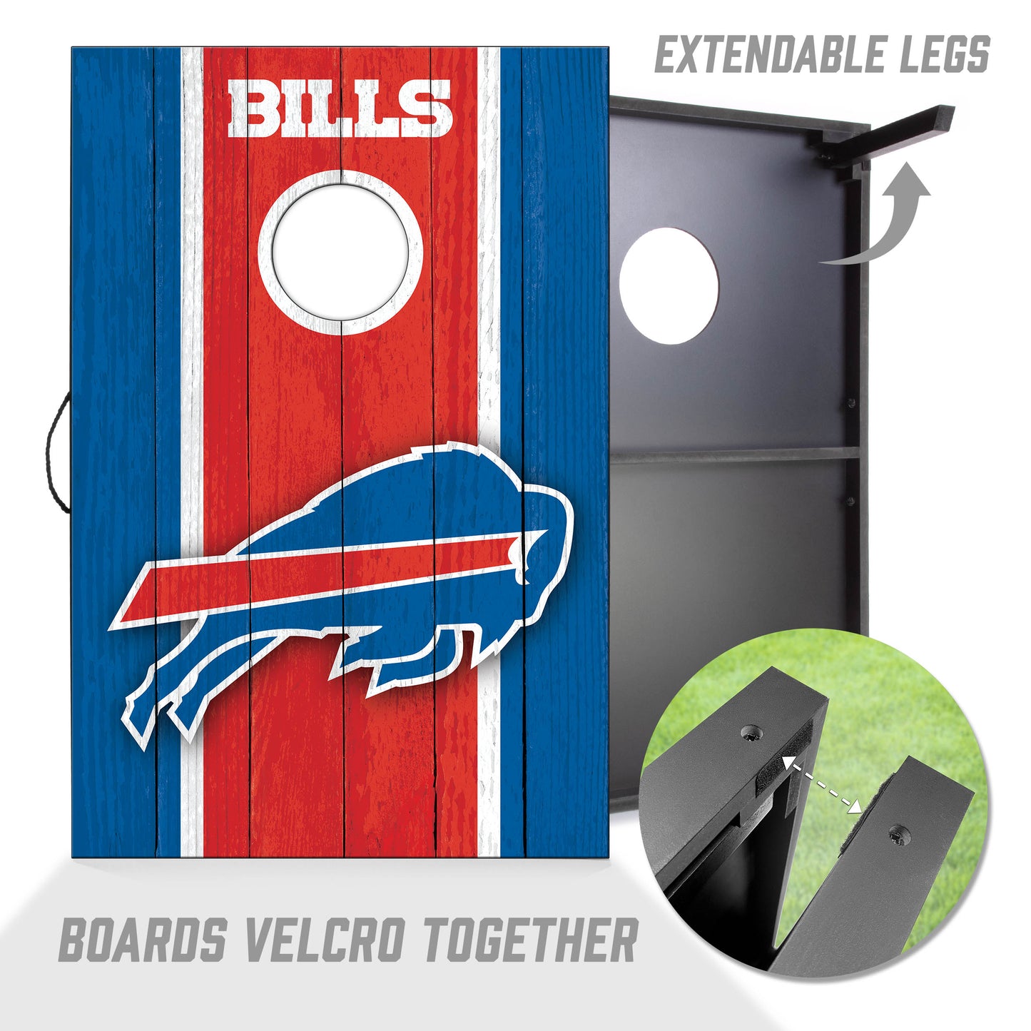 NFL Buffalo Bills 2' x 3' MDF Cornhole Set