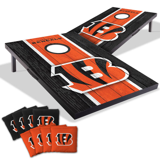 NFL Cincinnati Bengals 2' x 3' MDF Cornhole Set