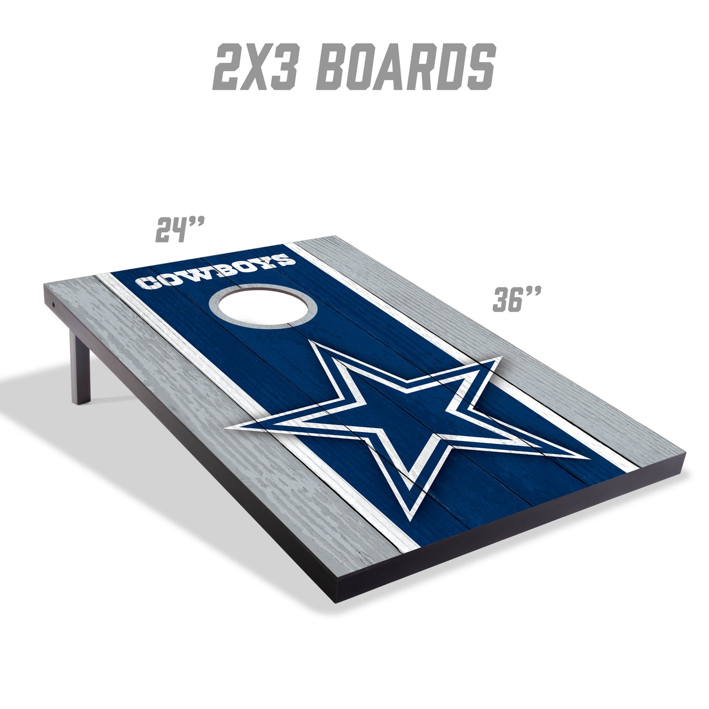 NFL Dallas Cowboys 2' x 3' MDF Cornhole Set