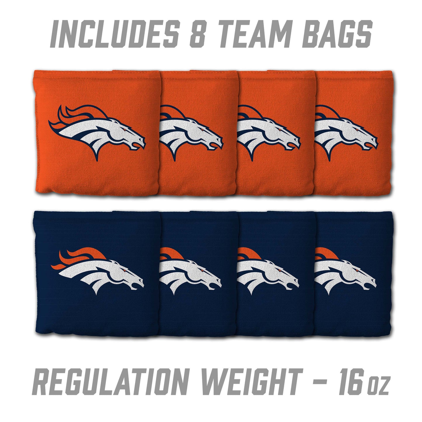 NFL Denver Broncos 2' x 3' MDF Cornhole Set