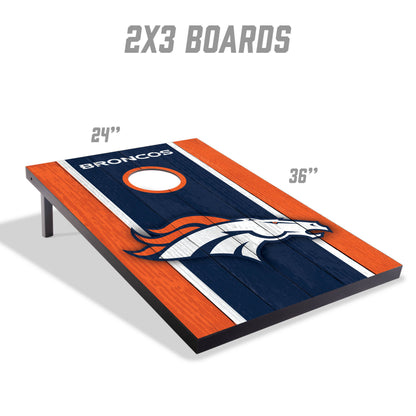 NFL Denver Broncos 2' x 3' MDF Cornhole Set