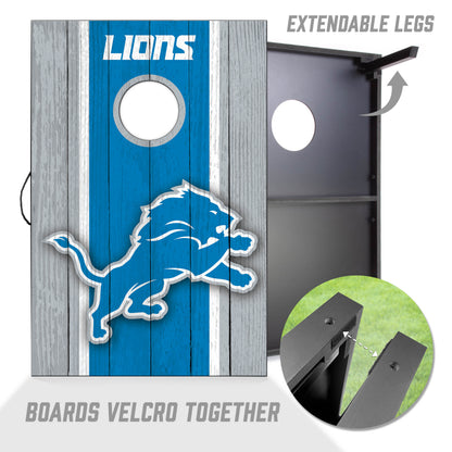 NFL Detroit Lions 2' x 3' MDF Cornhole Set