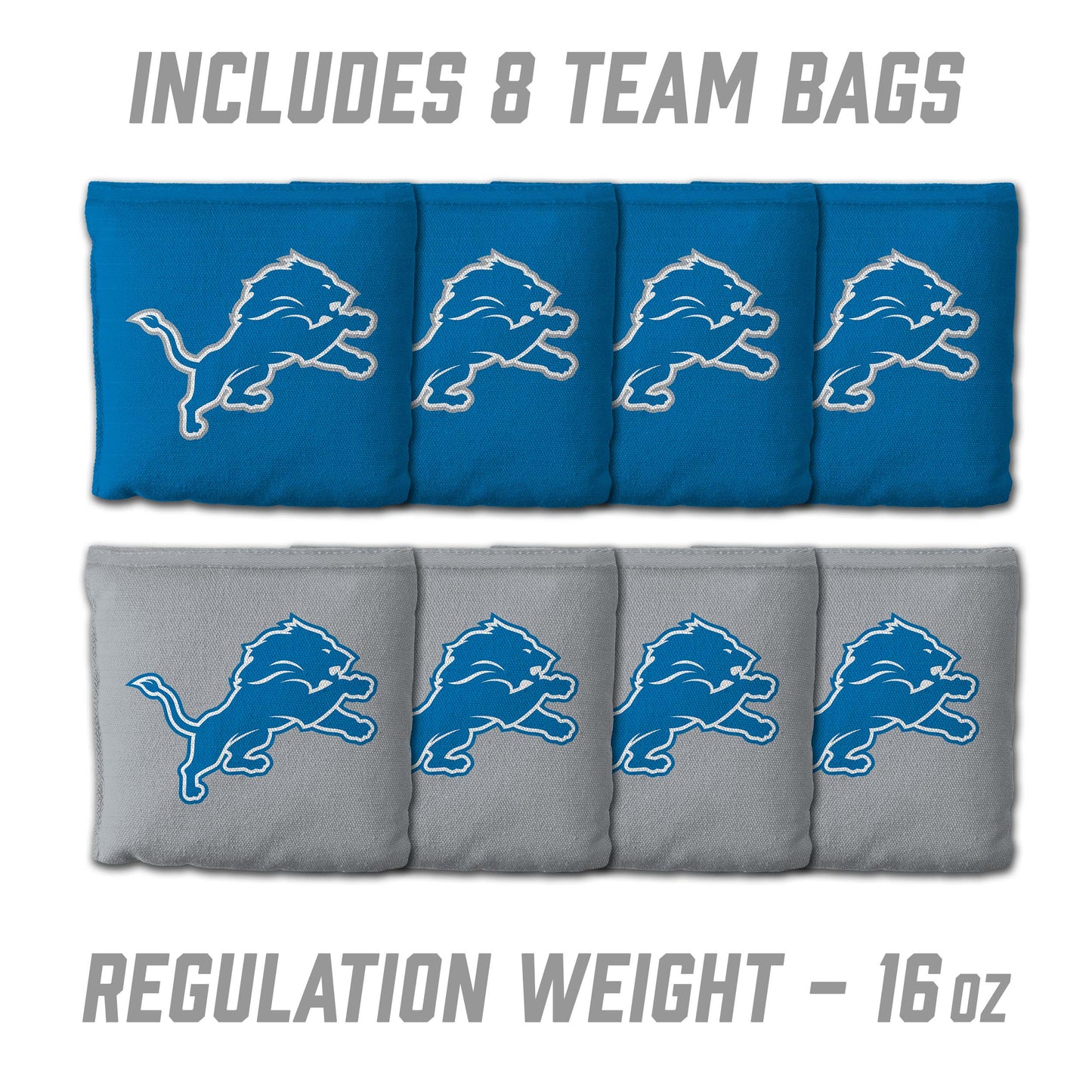 NFL Detroit Lions 2' x 3' MDF Cornhole Set