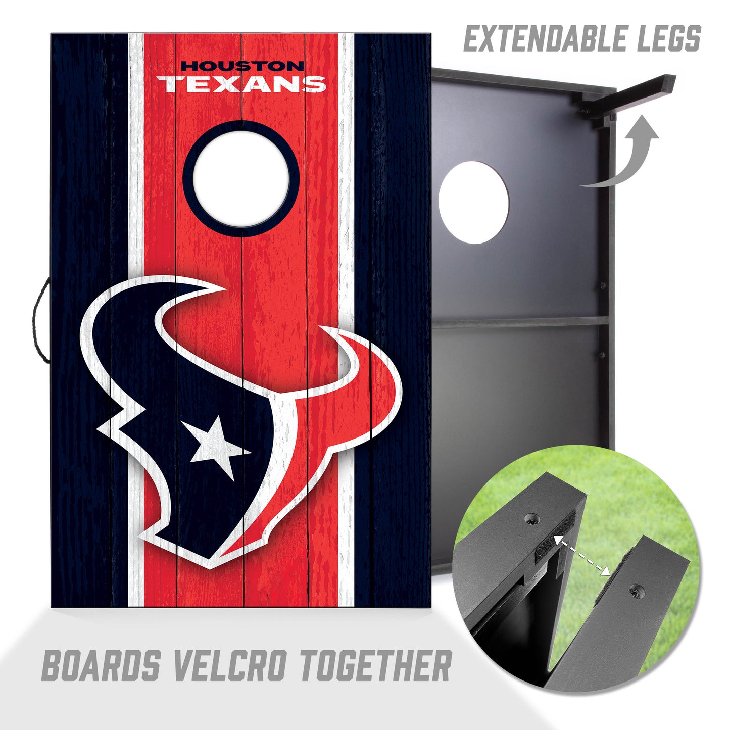 NFL Houston Texans 2' x 3' MDF Cornhole Set