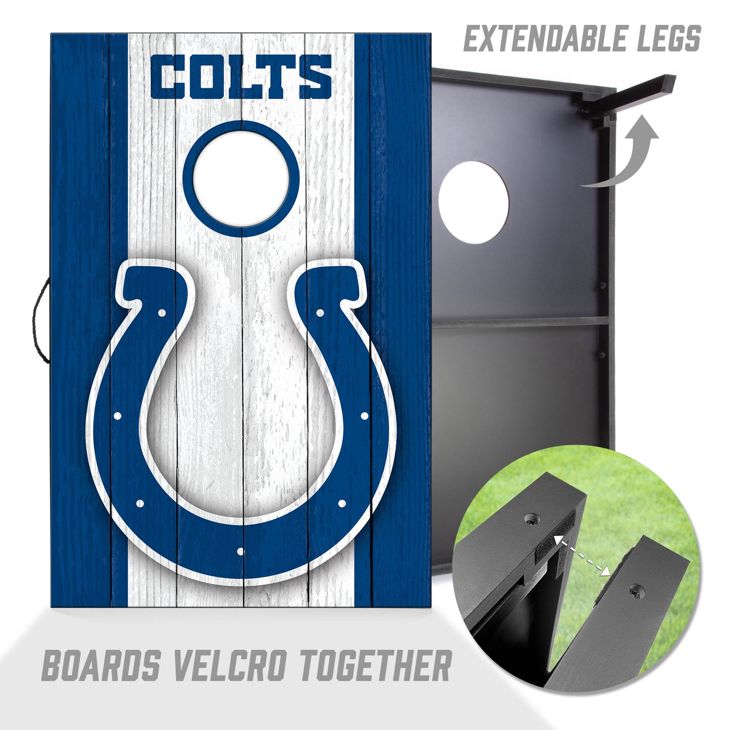 NFL Indianapolis Colts 2' x 3' MDF Cornhole Set
